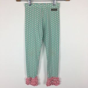 Matilda Jane daisy print ruffled leggings